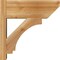 Ekena Millwork Imperial Slat Rough Sawn Outlooker, Western Red Cedar, 8"W x 20"D x 20"H OUT08X20X20IMP06RWR - alternate 3